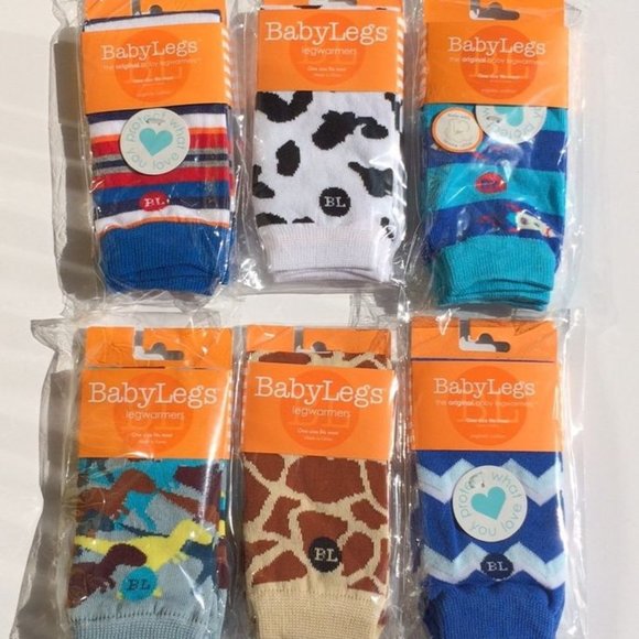 Boy Bundle BabyLegs Leg Warmers - 8 pairs - Picture 1 of 2